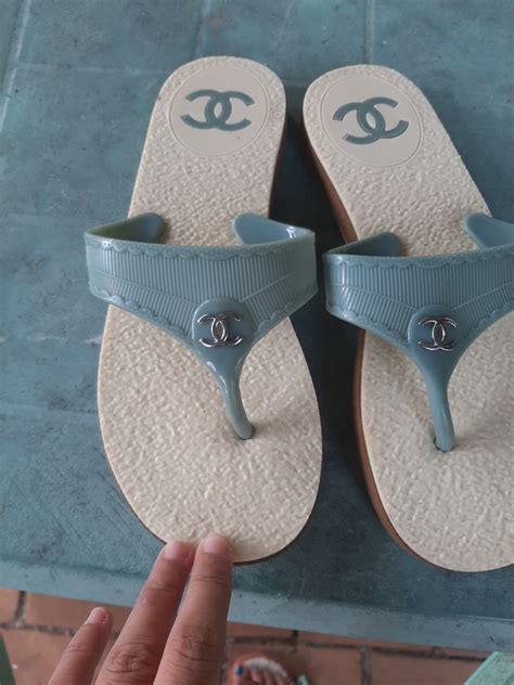 chanel flip flops 2015|chanel wedge flip flops.